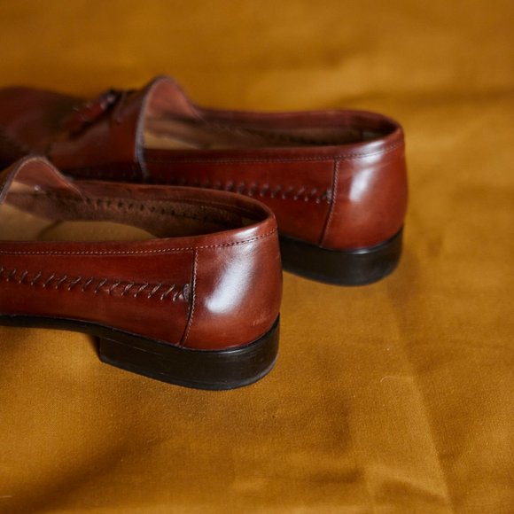 Giorgio Brutini brown leather loafers main image 7